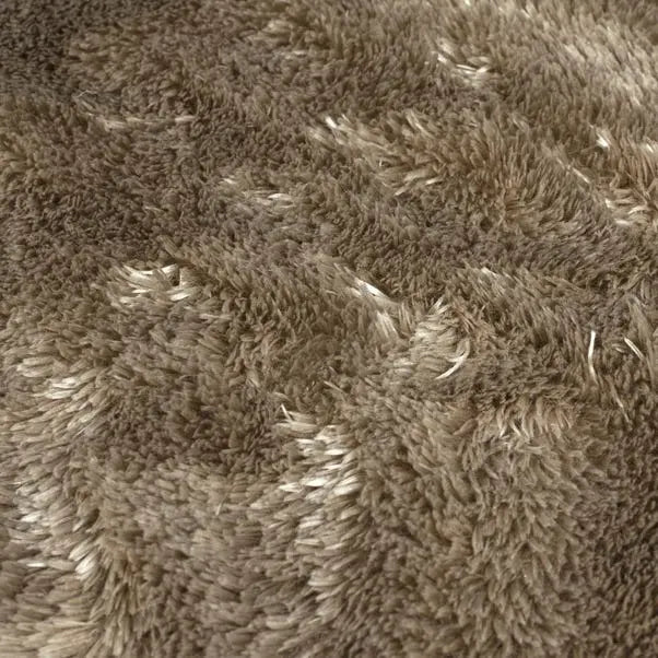 Lumi Natural Supersoft Luxe Sheen Rug Dunelm