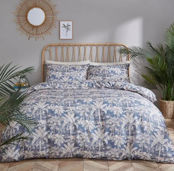 Luxe Jungle Duvet Cover and Pillowcase Set Dunelm