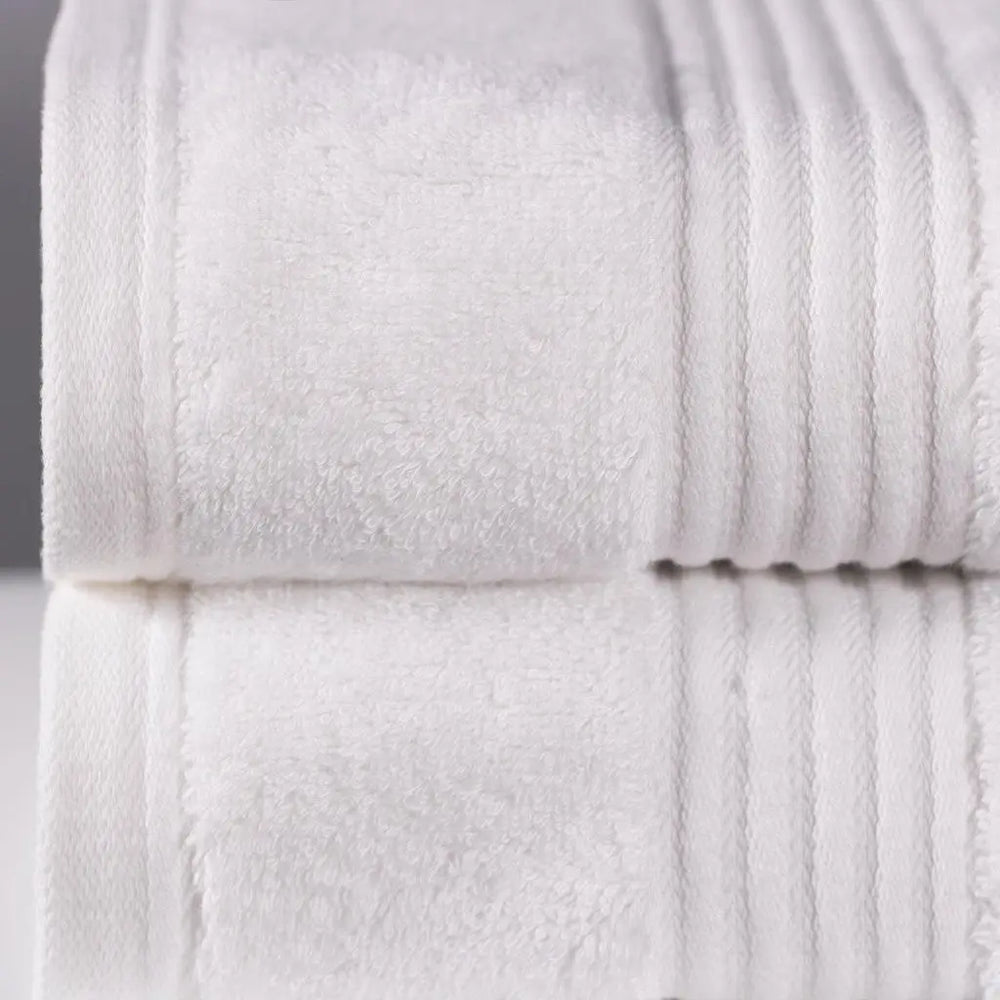 Luxury Bamboo Towel Set in White Ethical Bedding
