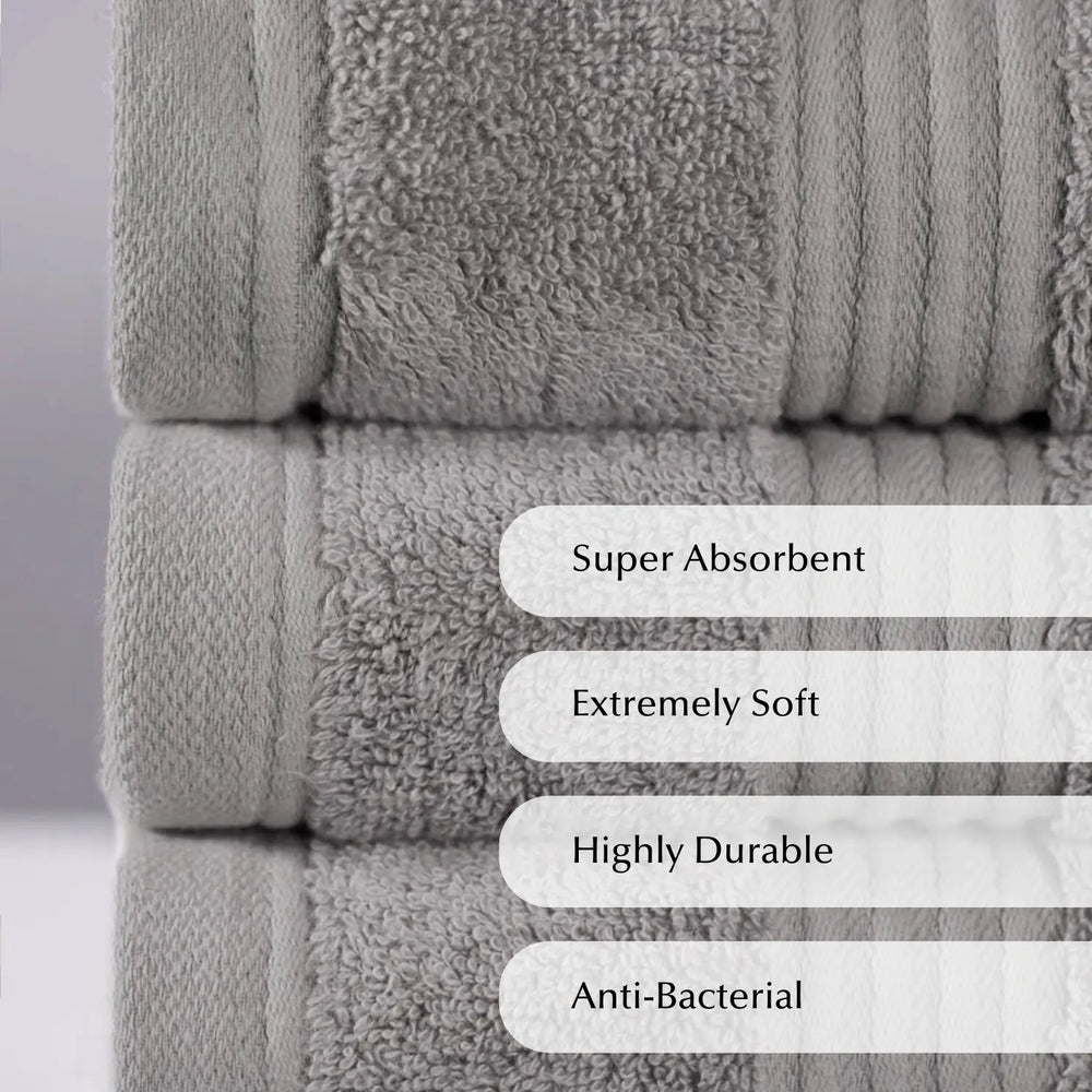 Luxury Bamboo Towel in Grey Ethical Bedding™