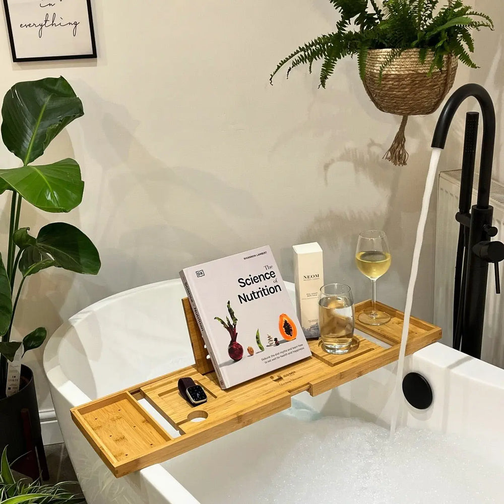 Luxury Eco-Friendly Bamboo Bath Tray Eco Bath London