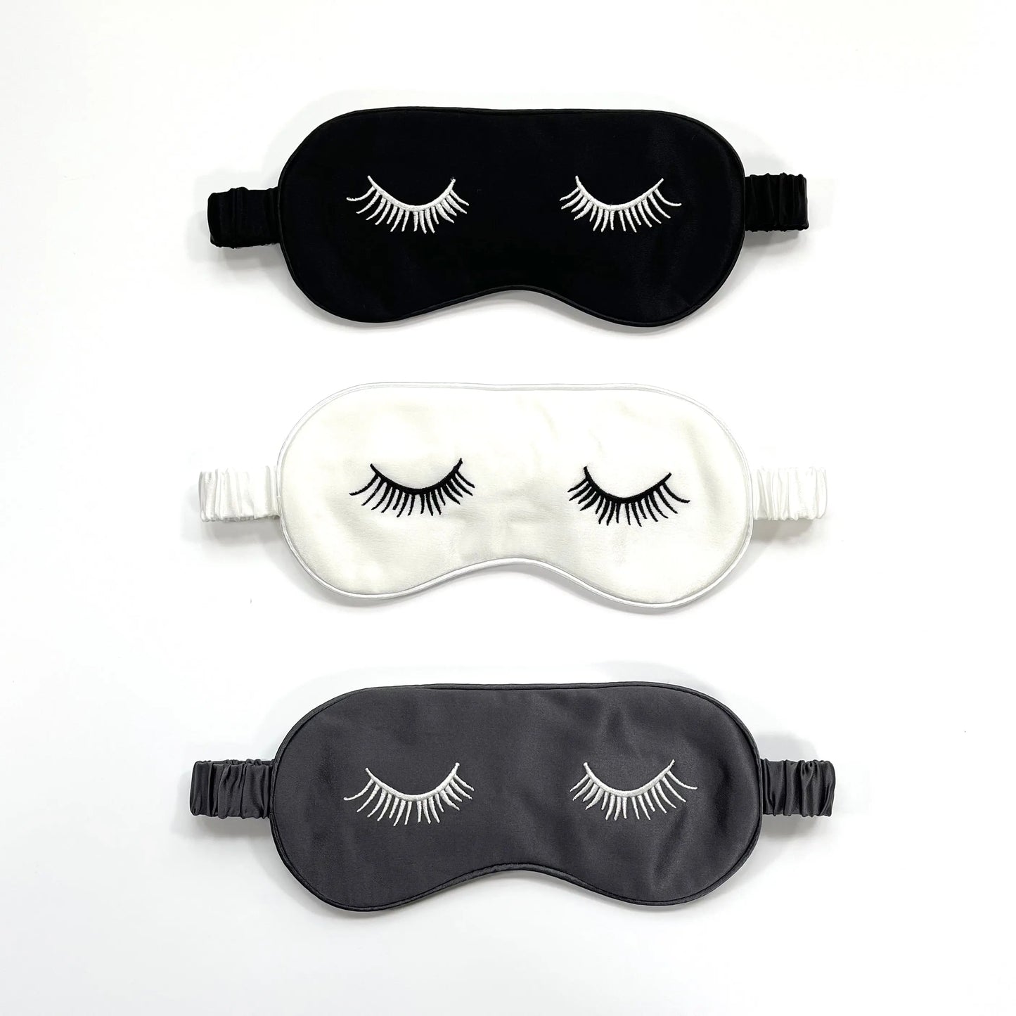 Luxury Embroidered Silk Sleep Mask - Soft Eye Mask for Restful Comfort LuluLane