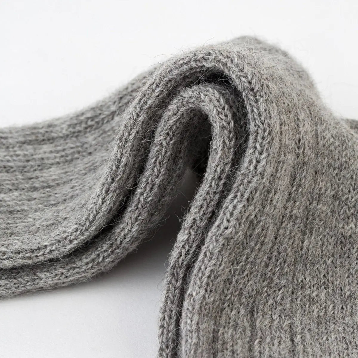 Luxury Lounge socks in alpaca - Grey Heating & Plumbing London