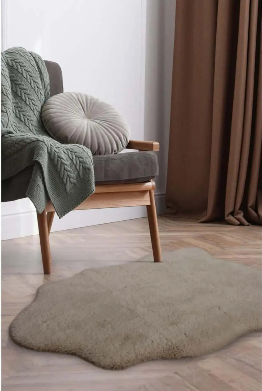 Luxury Natural Faux Fur Rug The Rugs