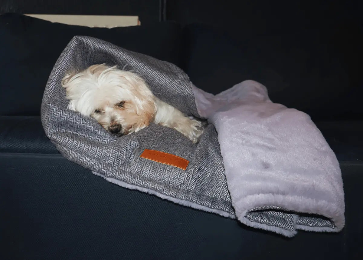 Luxury Washable Herringbone Dog Blanket | Balmoral Ralph & Co