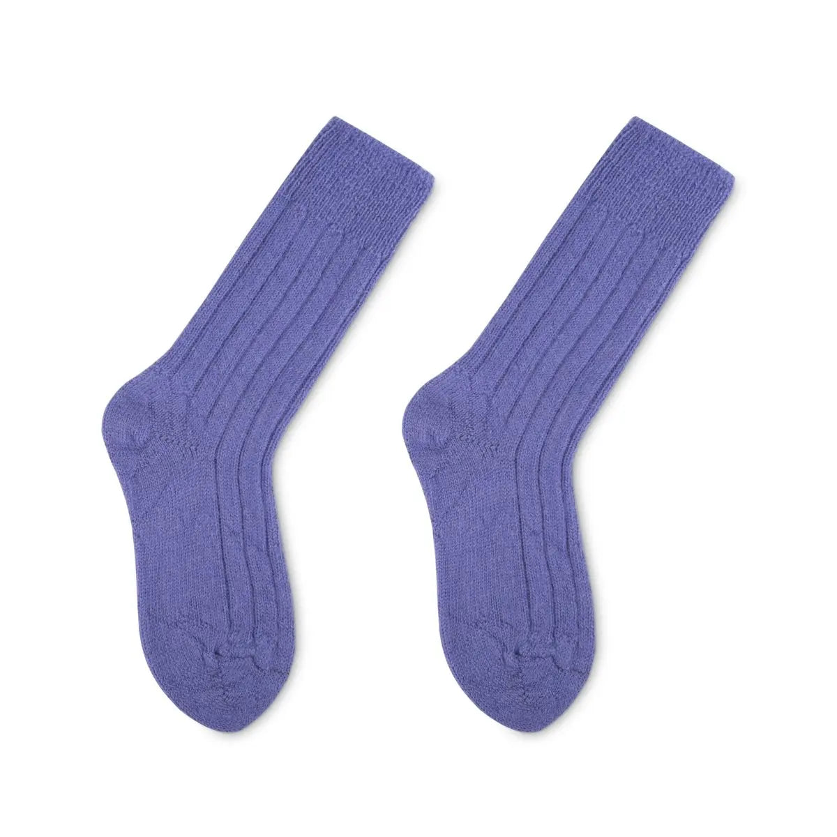 Luxury lounge socks in British alpaca - Lilac Heating & Plumbing London