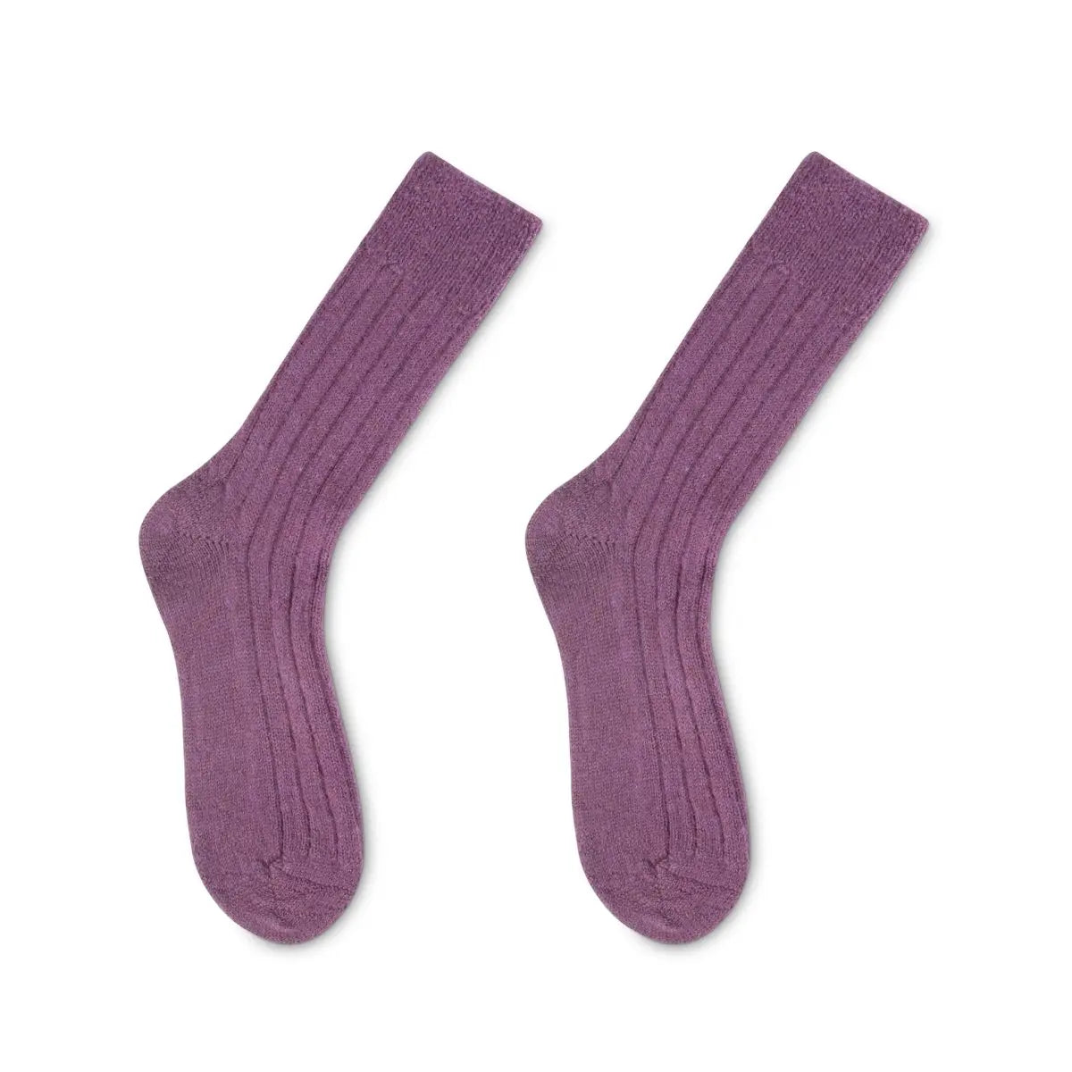 Luxury lounge socks in British alpaca - Plum Heating & Plumbing London