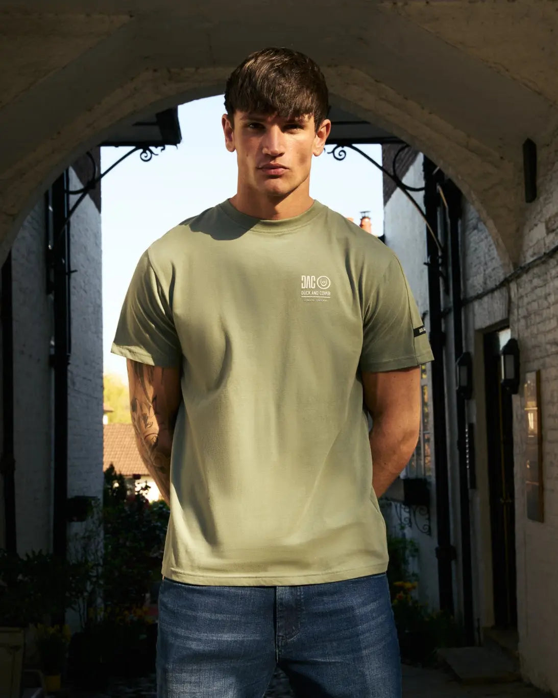 Lynnfold T-Shirt Olive Duck and Cover