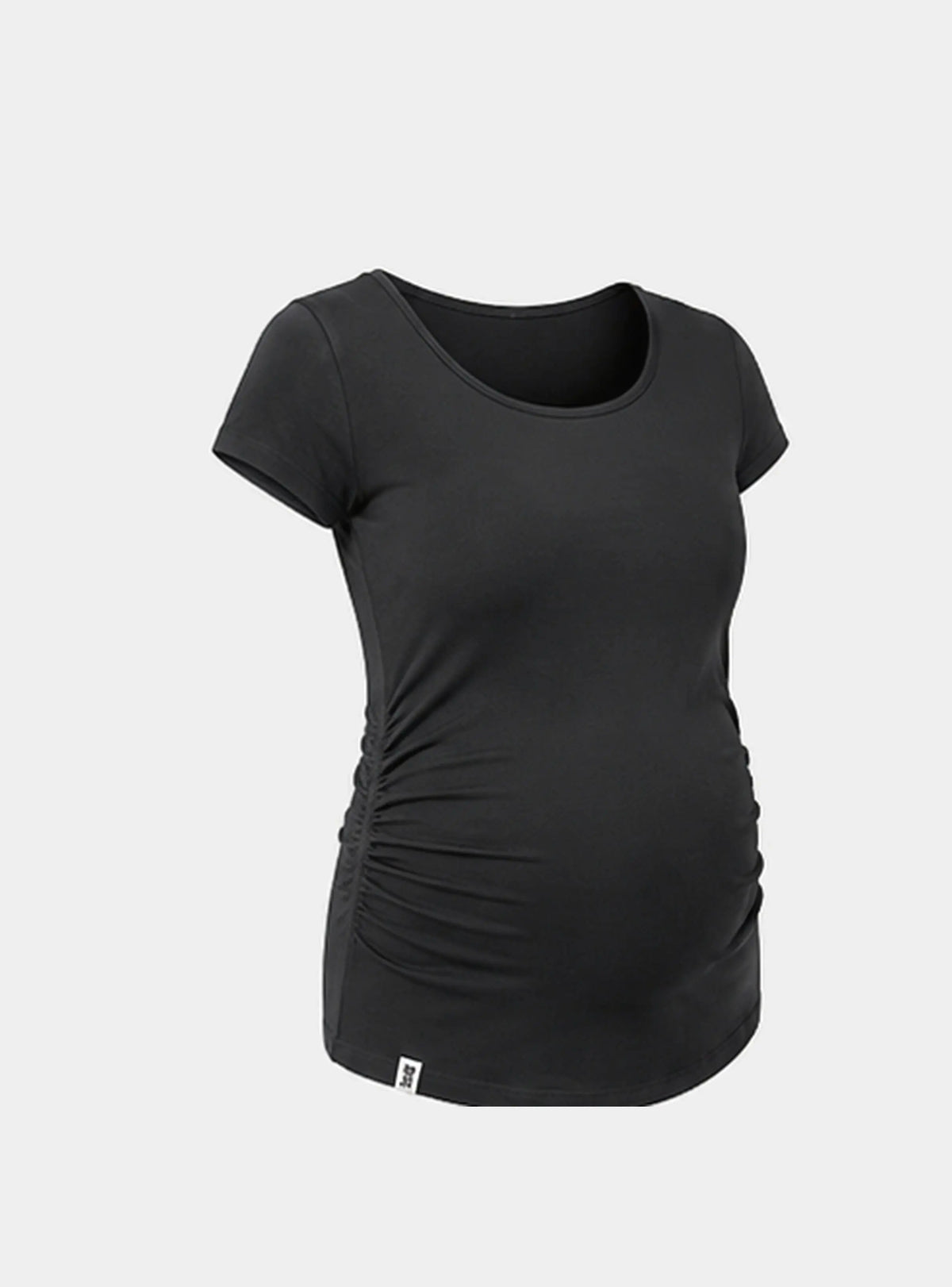 MATERNITY SHORT SLEEVE TSHIRT IN BLACK Bshirt