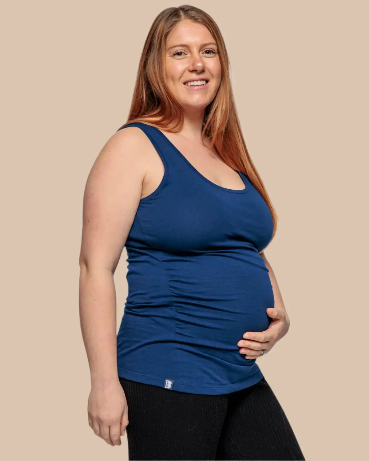 MATERNITY VEST IN NAVY Bshirt