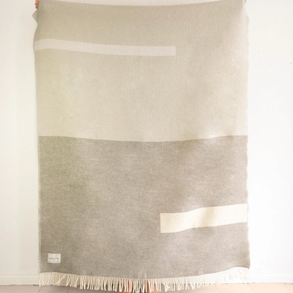 MEADOW Grey Blanket Forestry Wool