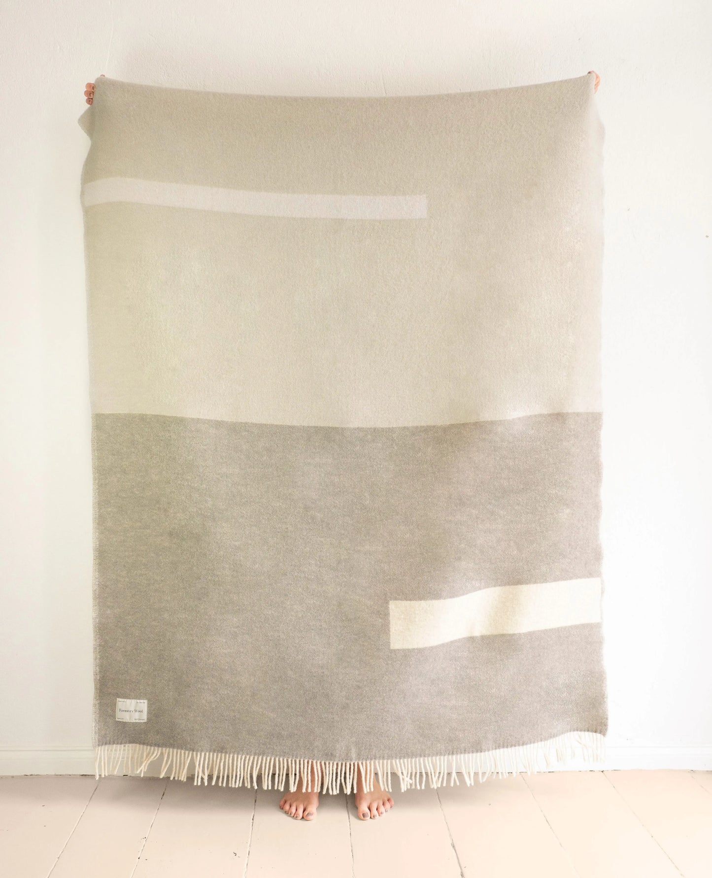 MEADOW Grey Blanket Forestry Wool