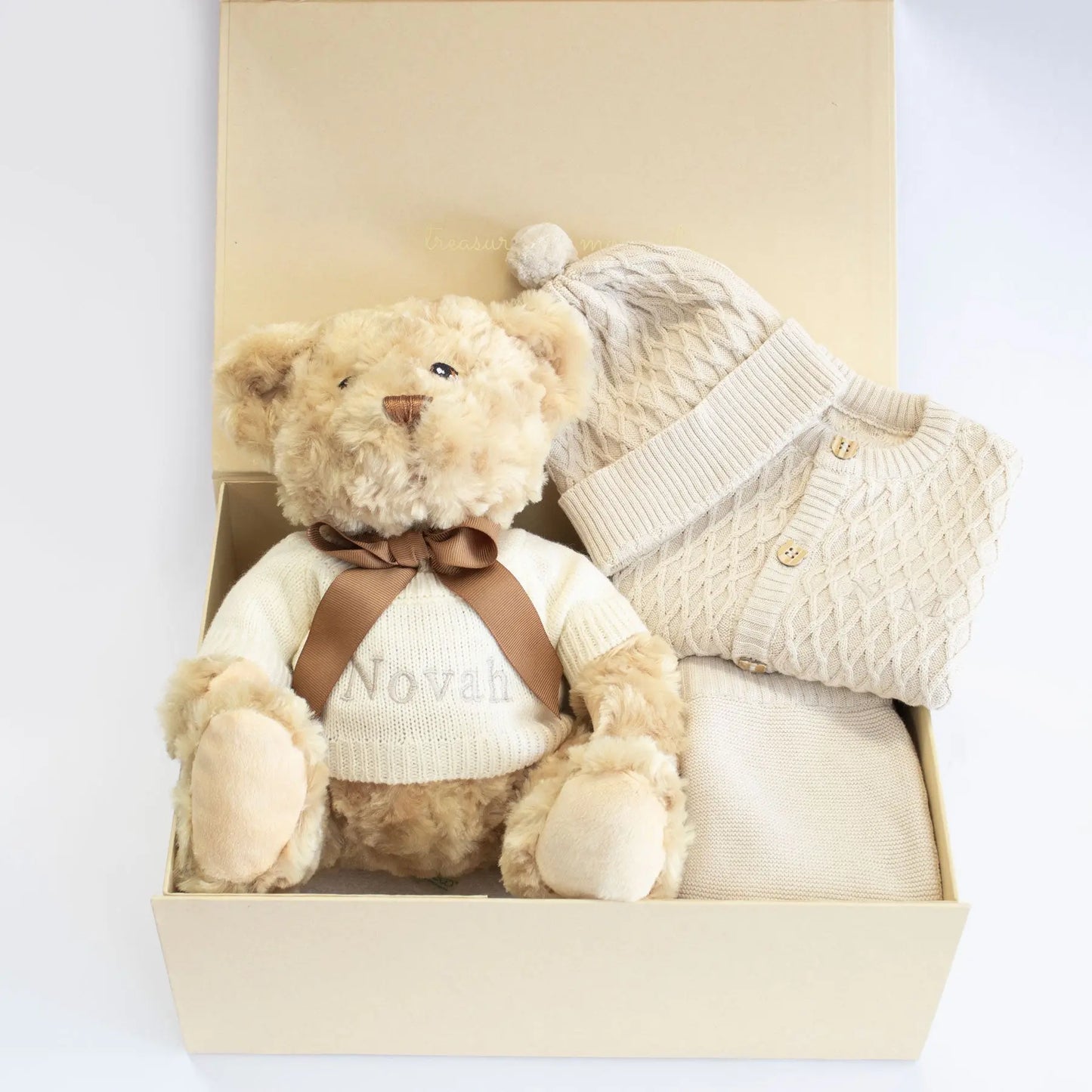 MY FIRST OUTFIT AND TEDDY The Baby Gifting Company