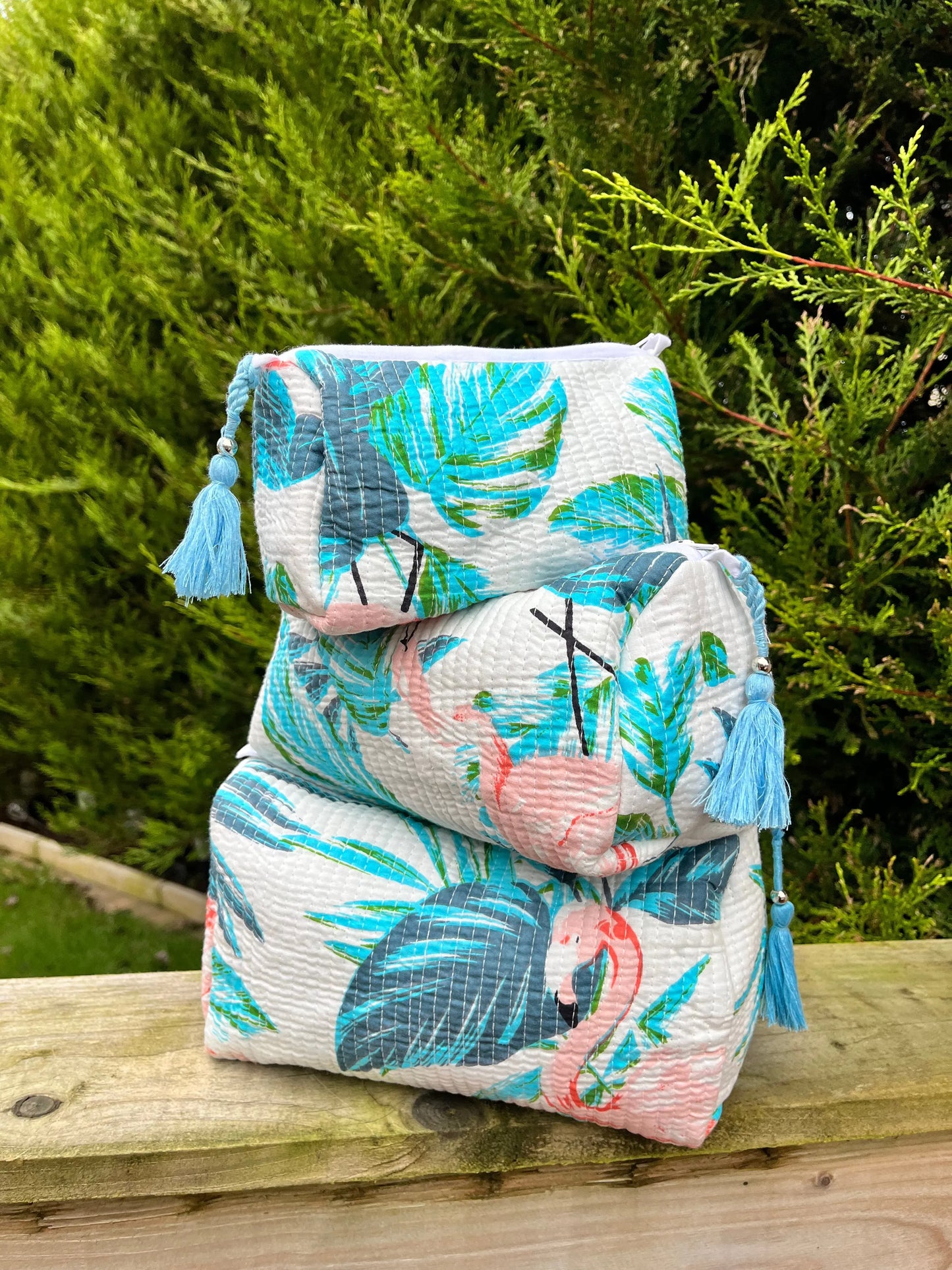 Maanya Flamingo Travel Make Up Bag Naree Clothing