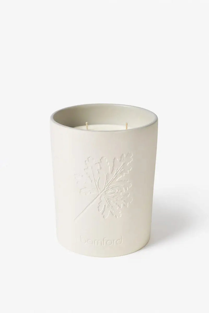 Mabel Grey Geranium Candle Bamford