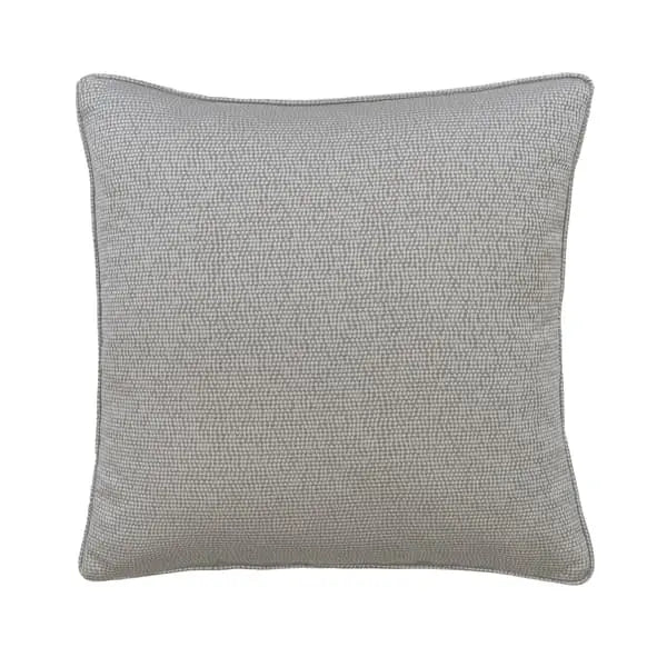 Madison Silver, Sustainable Feather, Cushion Cotton Blend Plain Texture Andrew Martin