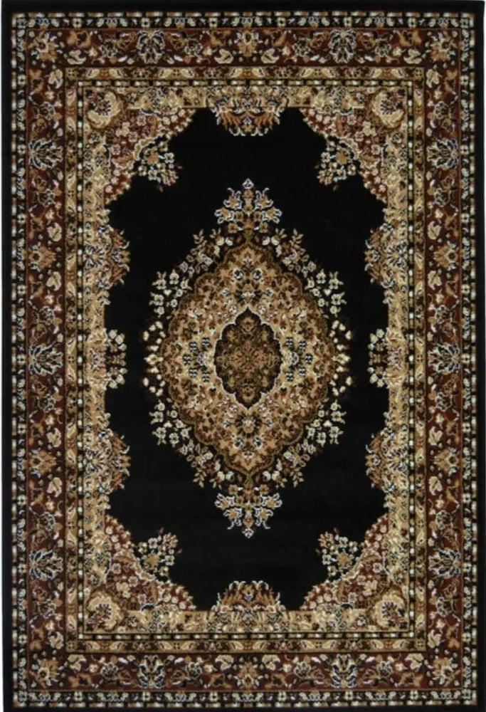 Maestro Traditional Black Rug | 4470 B11 The Rugs