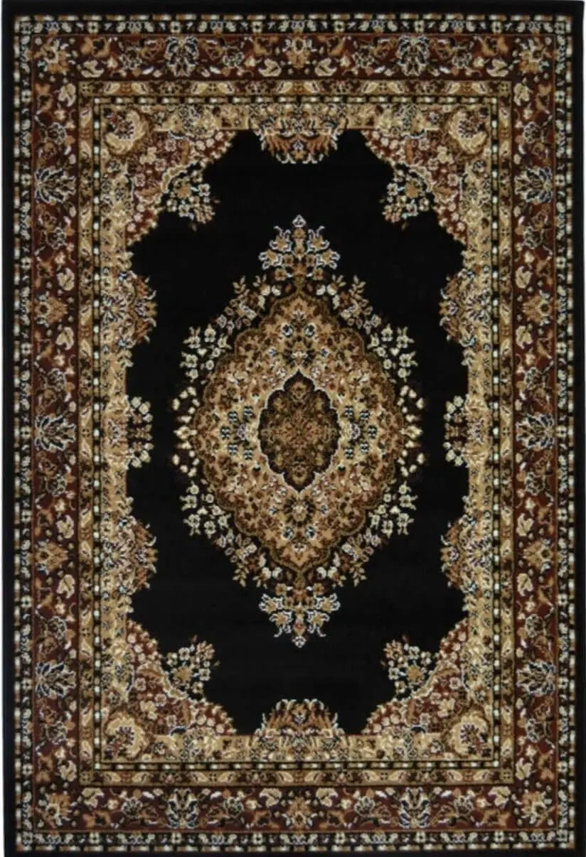 Maestro Traditional Black Rug | 4470 B11 The Rugs