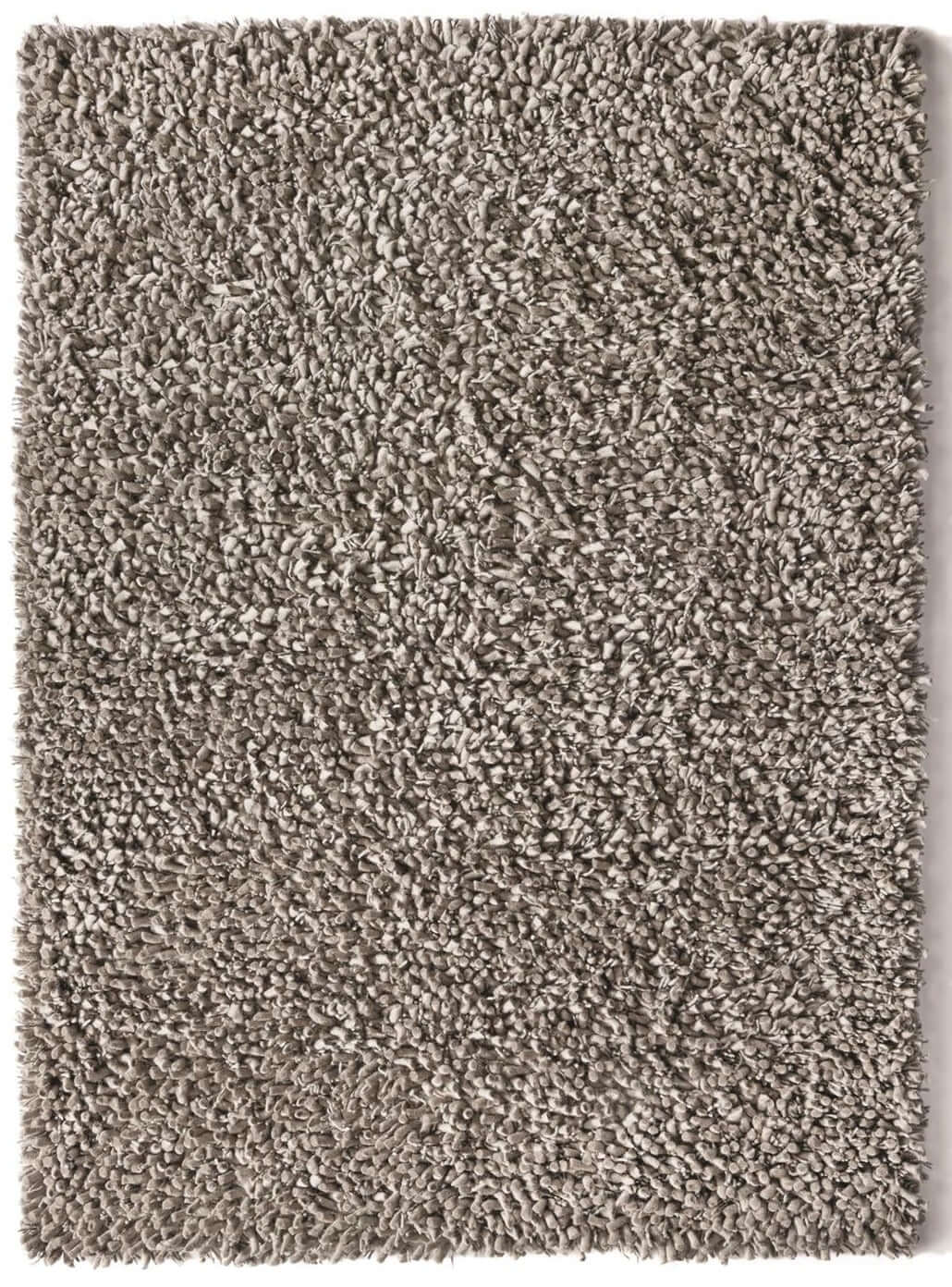 Maine Grey Shaggy Pile Wool Rug The Rugs