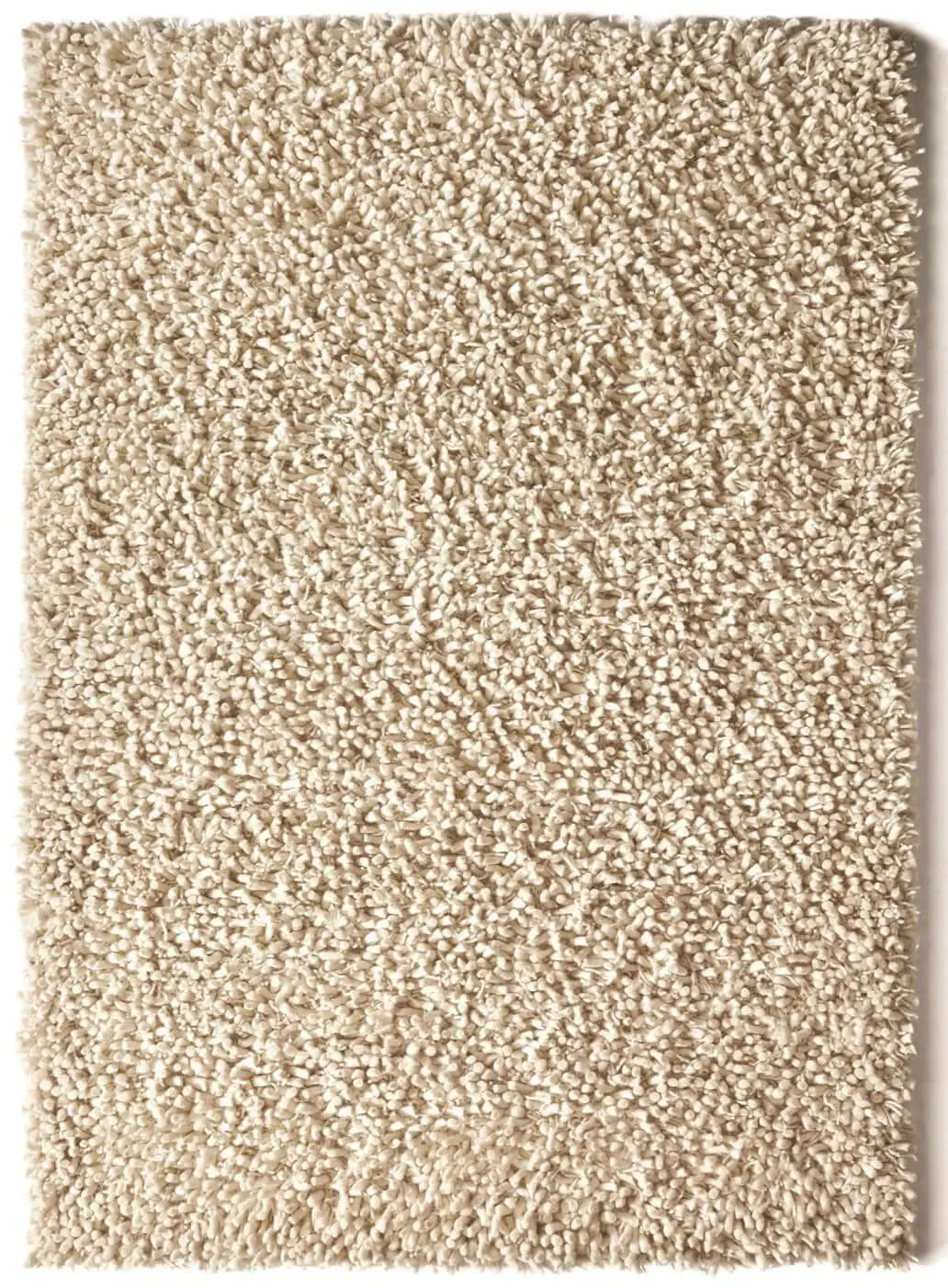 Maine Ivory Shaggy Pile Wool Rug The Rugs