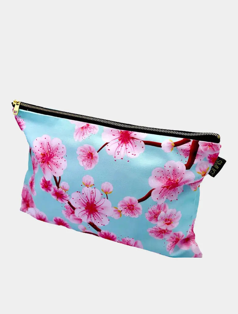 Makeup & Beauty Accessories Bag - Cherry Blossom Print SMUG