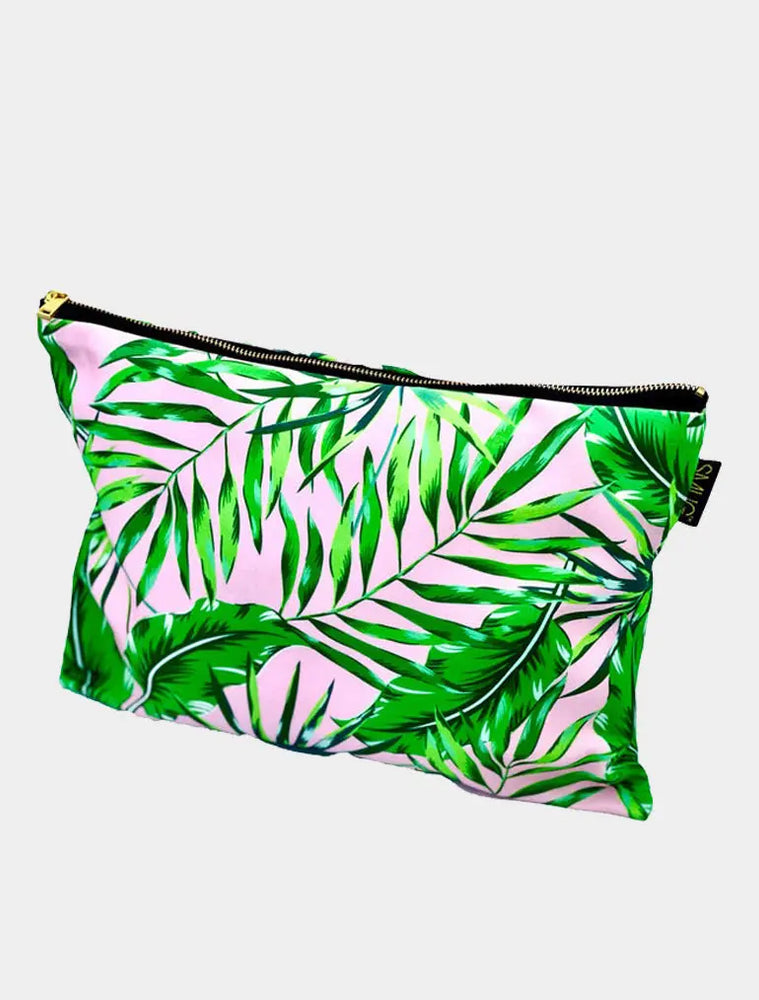 Makeup & Beauty Accessories Bag - Palm Print SMUG