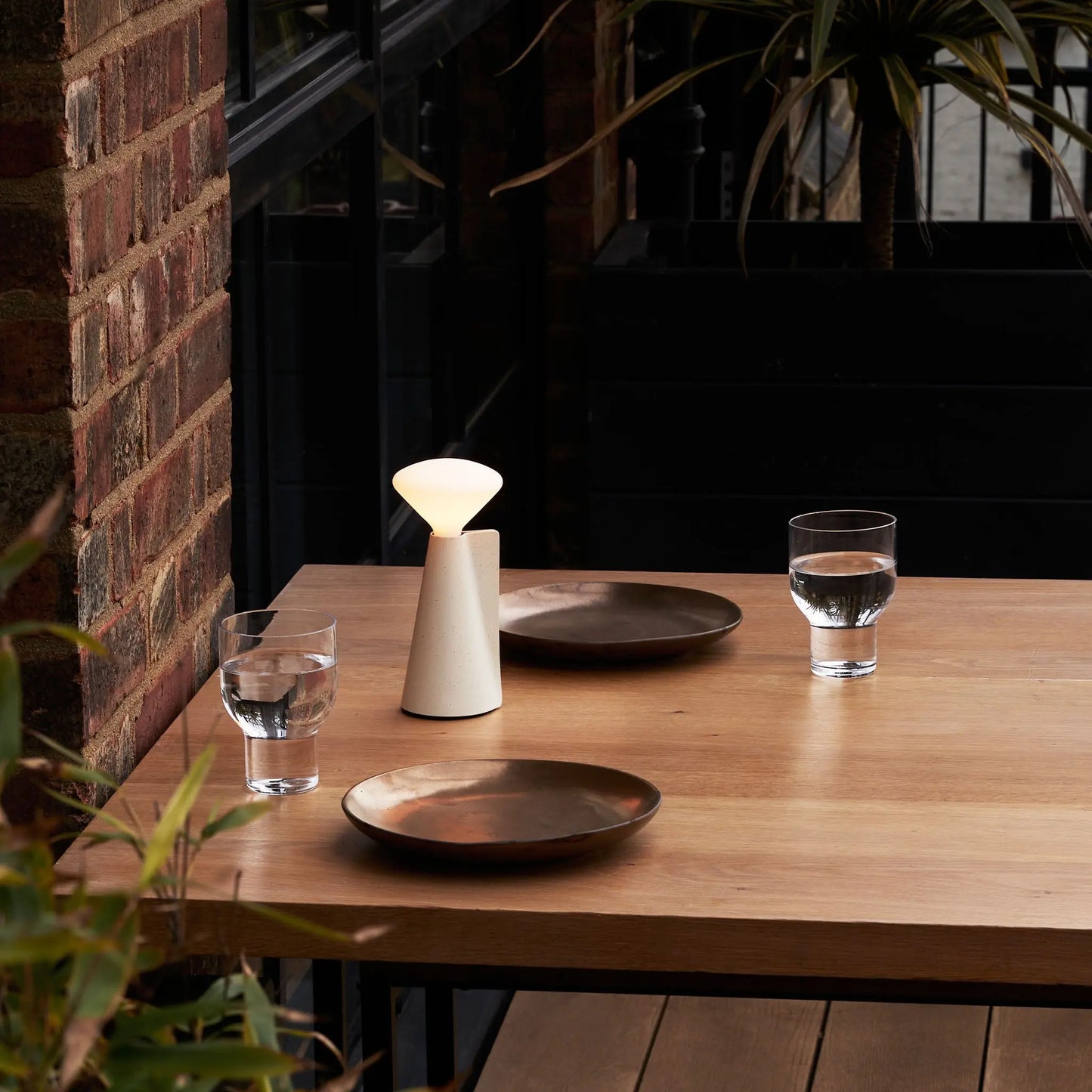 Mantle Portable Lamp in Stone White Tala