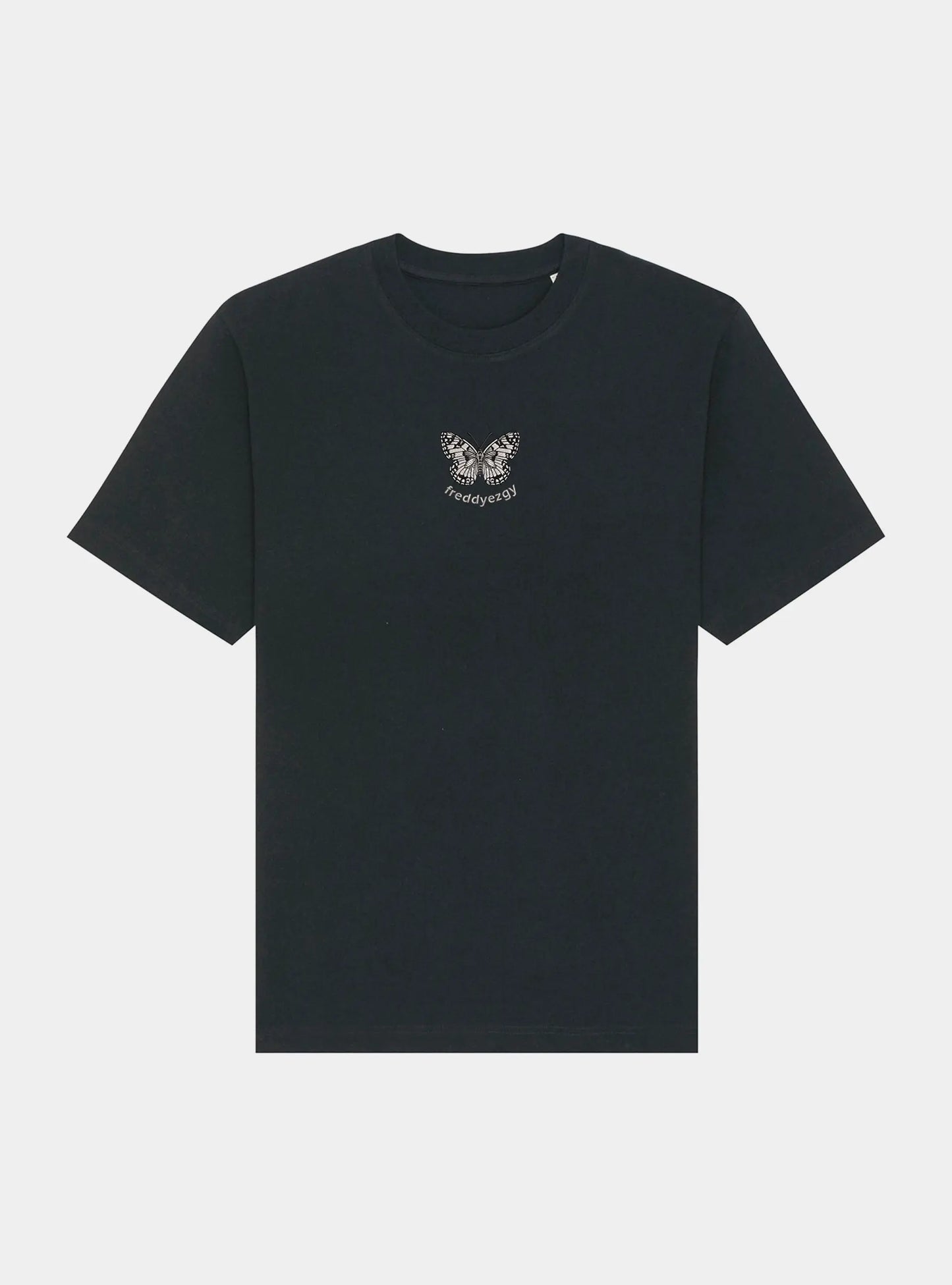Marbled White Butterfly T-Shirt - Butterfly - Unisex Relaxed Fit Freddyezgy