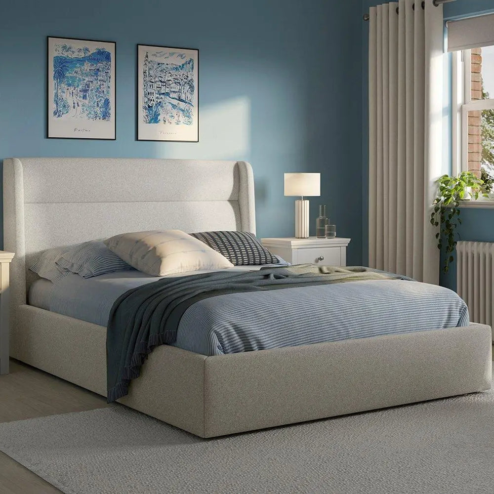 Marcello Upholstered Ottoman Bed Frame - Grey Dreams