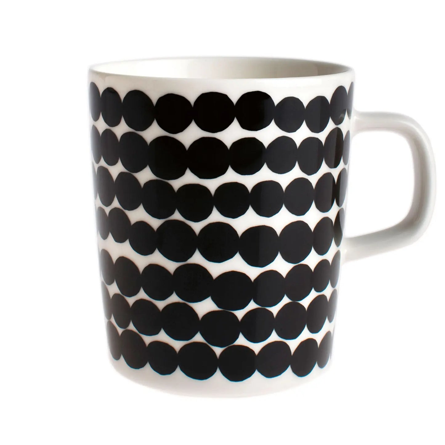 Marimekko RŠsymatto Mug 25 Cl Black And White Marimekko