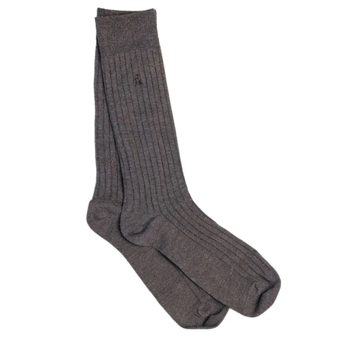 Marl Grey Bamboo Socks Swole Panda