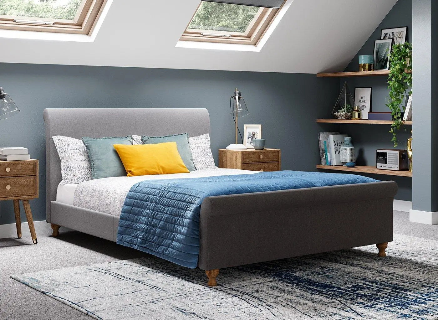 Marley Bed Frame - Grey Dreams