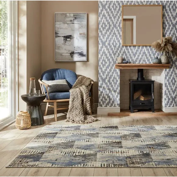 Marly Modern Geometric Rug Dunelm