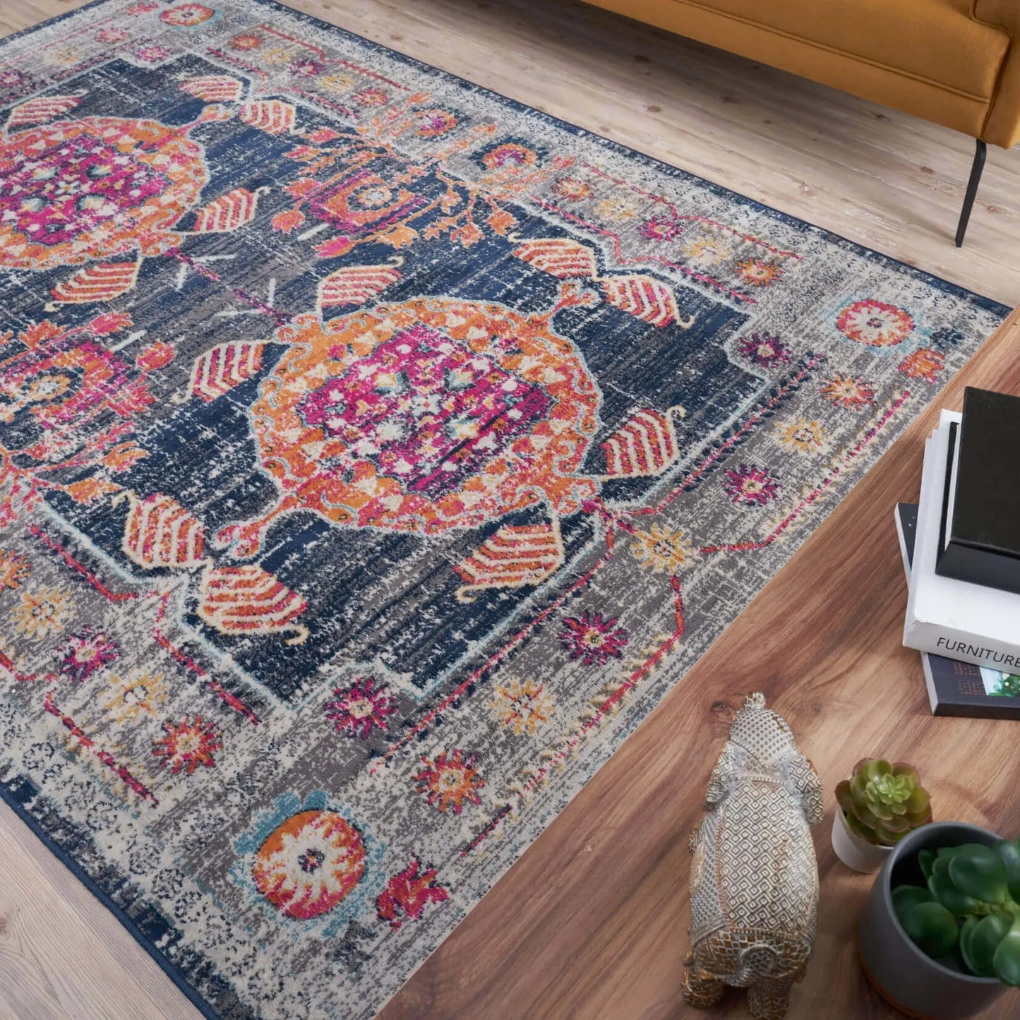 Marrakech Vintage Multicolour Rugs | 400 The Rugs