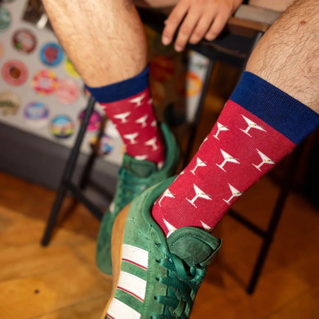 Martini Bamboo Socks Swole Panda
