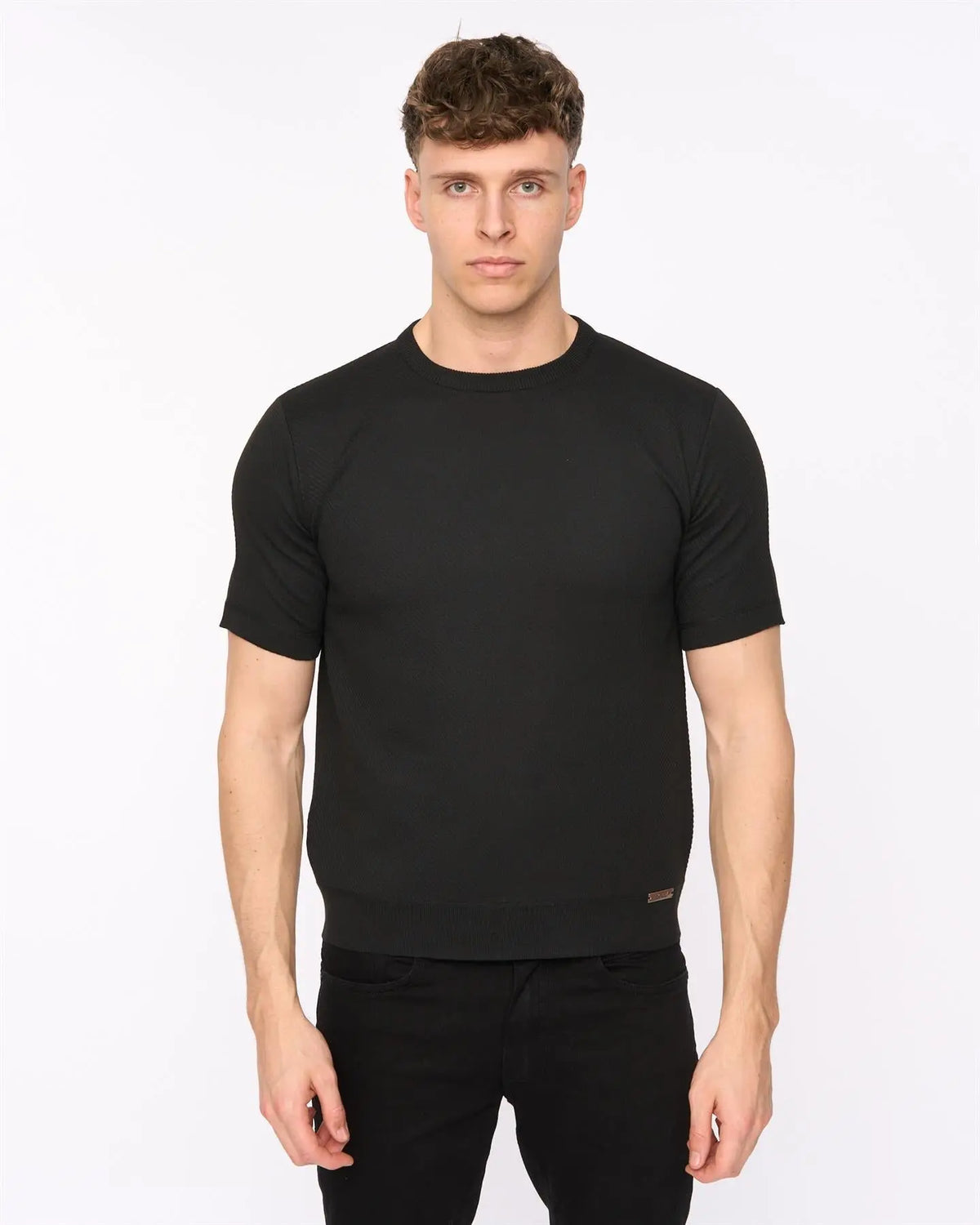 Marvela Knit T-Shirt Black Duck and Cover