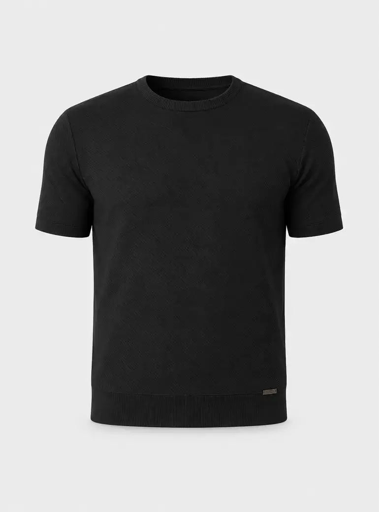 Marvela Knit T-Shirt Black Duck and Cover