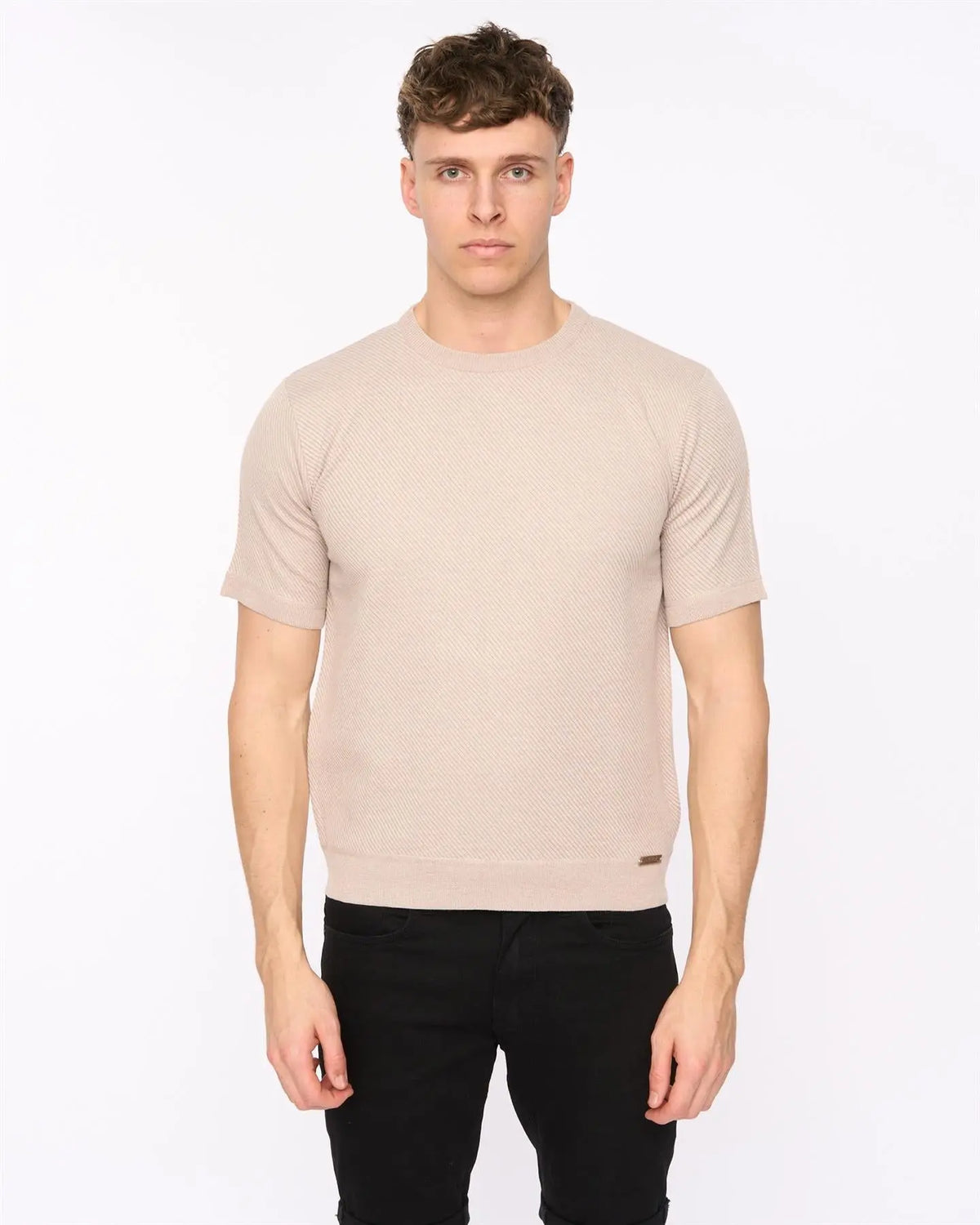 Marvela Knit T-Shirt Stone Duck and Cover
