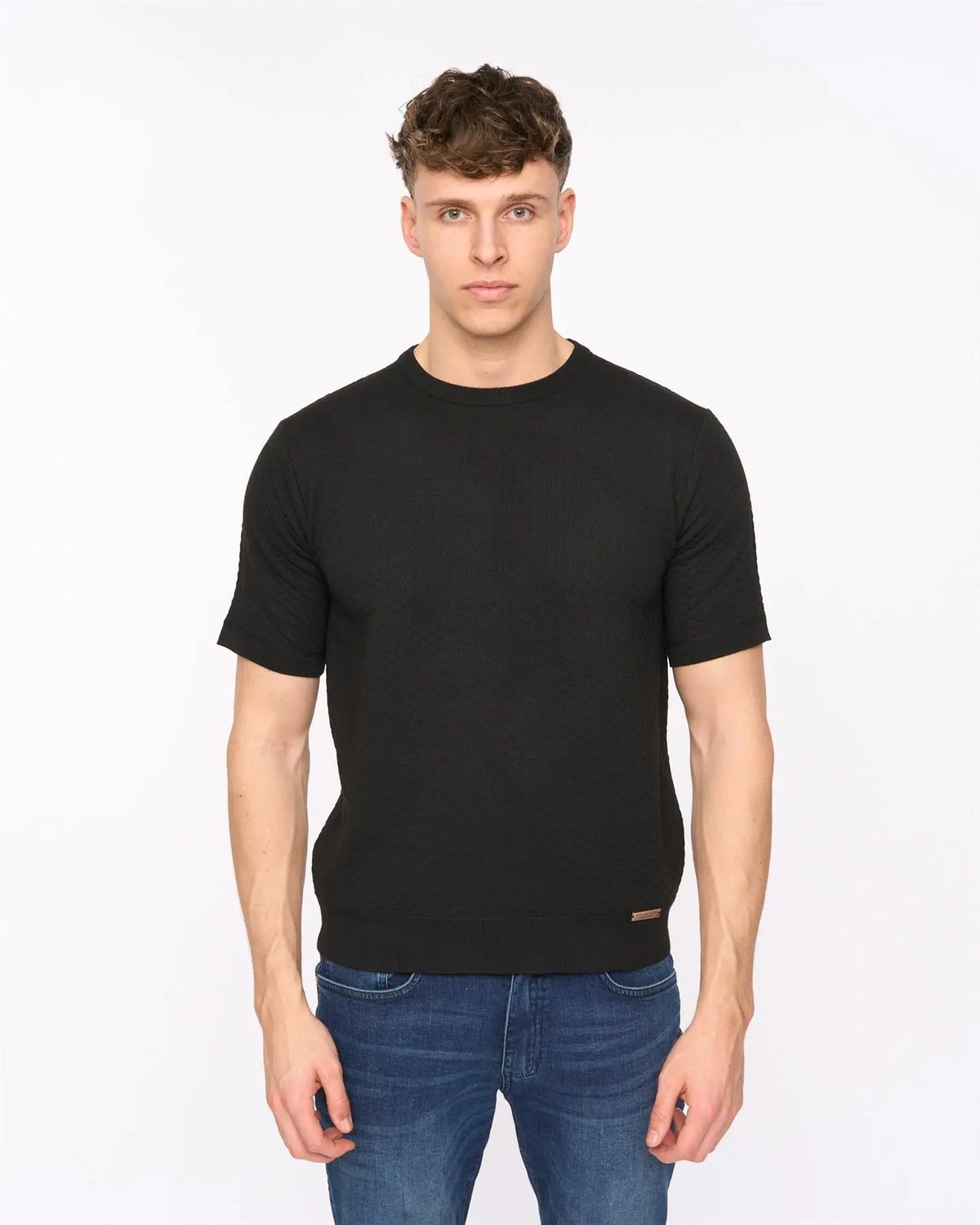 Mataso Knit T-Shirt Black Duck and Cover