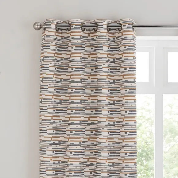 Matrix Boucle Eyelet Curtains Dunelm