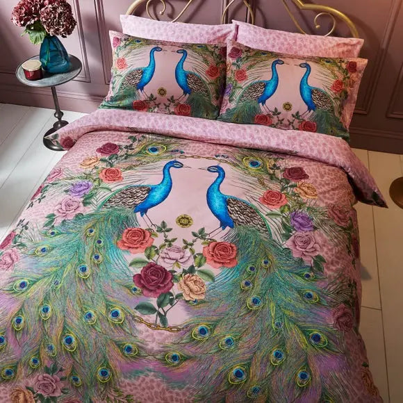 Matthew Williamson Xanadu Peacock Duvet Cover & Pillowcase Set Dunelm