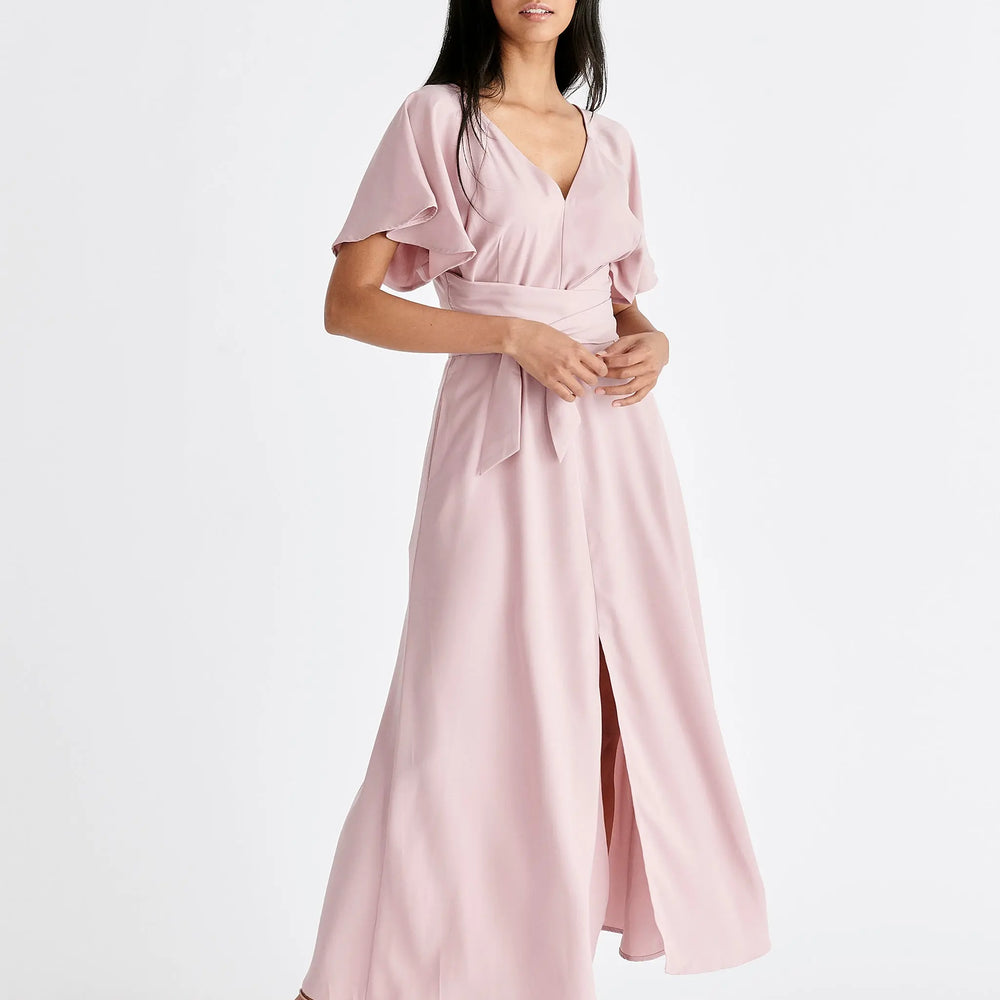 Maxi Waist Tie Dress Paisie