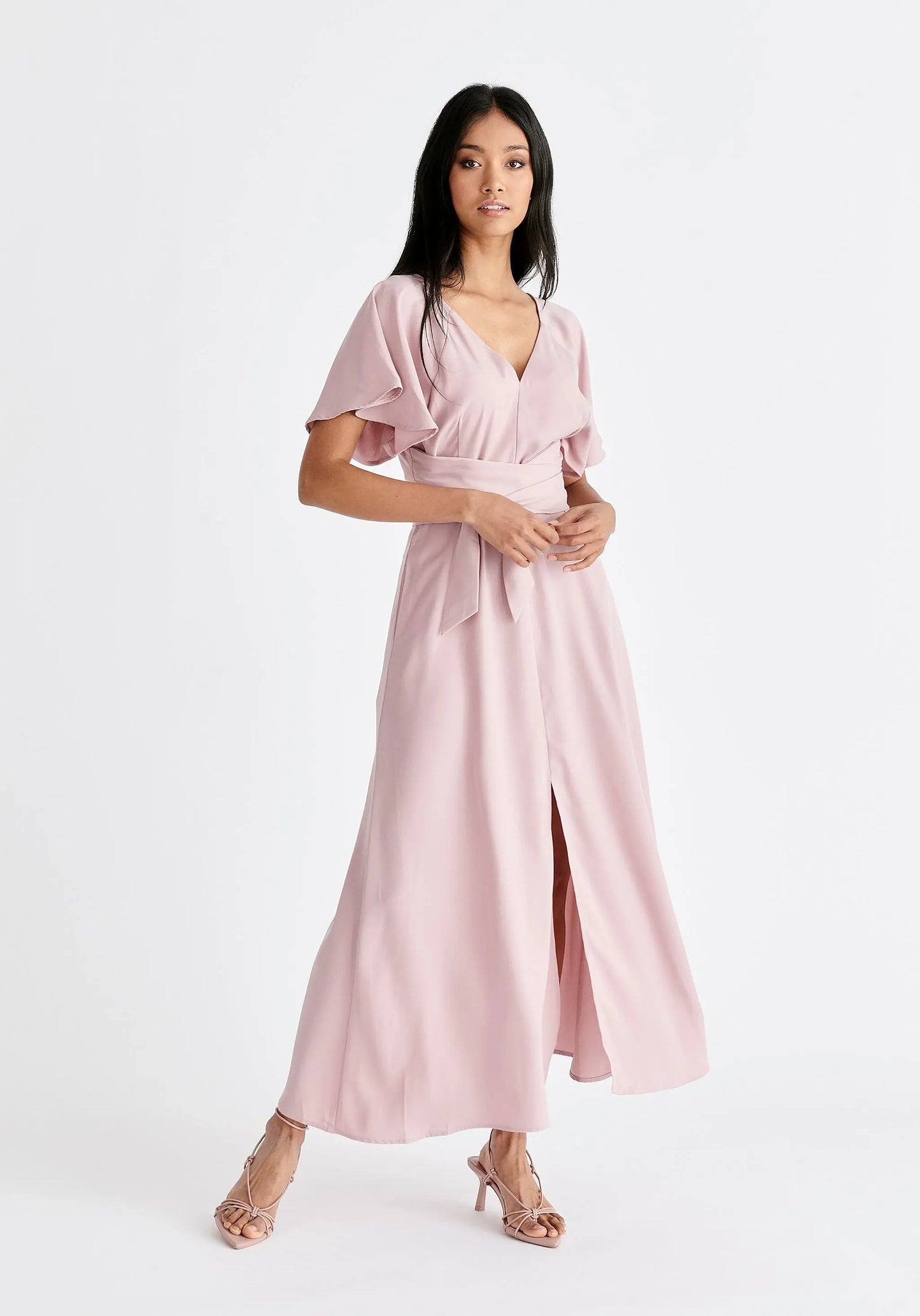 Maxi Waist Tie Dress Paisie