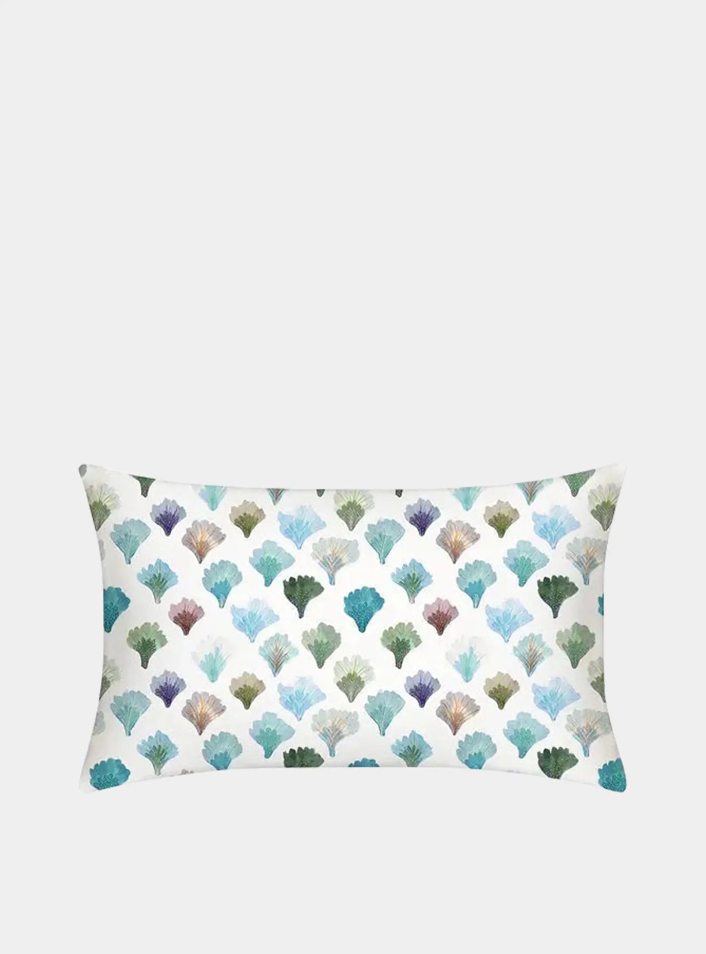Mayfairsilk Aqua Fans Pure Silk Pillowcase MayfairSilk
