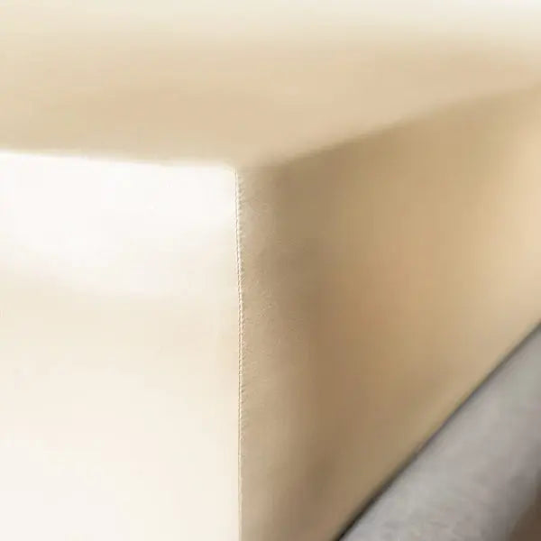 Mayfairsilk Champagne Pure Silk Fitted Sheet MayfairSilk