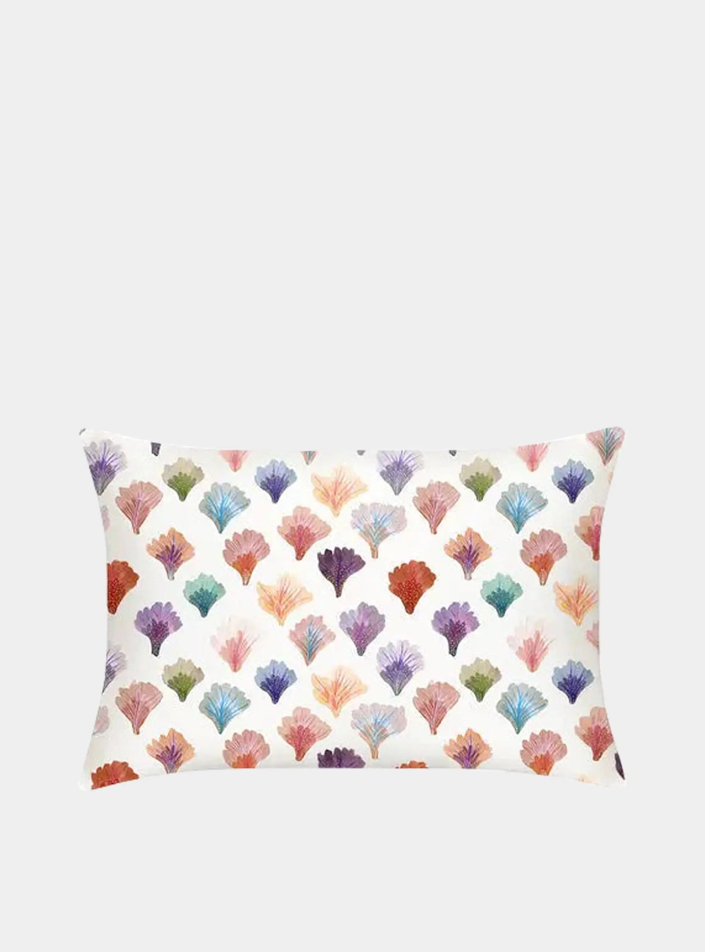 Mayfairsilk Coral Fans Pure Silk Pillowcase MayfairSilk