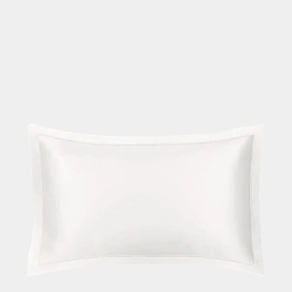 Mayfairsilk Ivory Oxford Pure Silk Pillowcase MayfairSilk