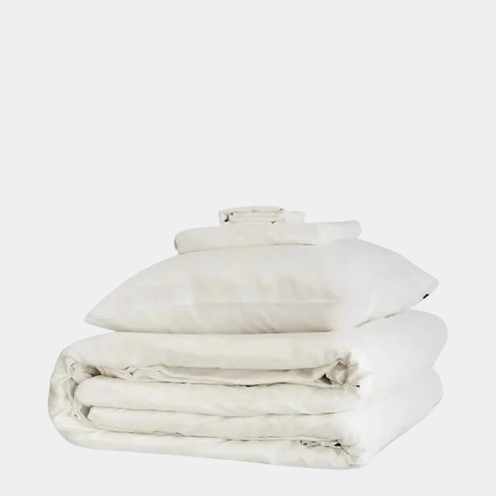 Mayfairsilk Ivory Silk Duvet Set MayfairSilk