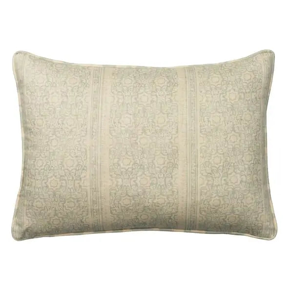 Mayfly Duck Egg, Sustainable Feather, Cushion Eco-conscious & Cotton & Cotton Blend & Linen & Linen Blend Floral Andrew Martin
