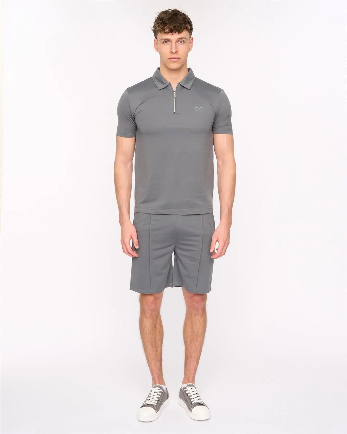 Medford Polo & Shorts Set Grey Duck and Cover